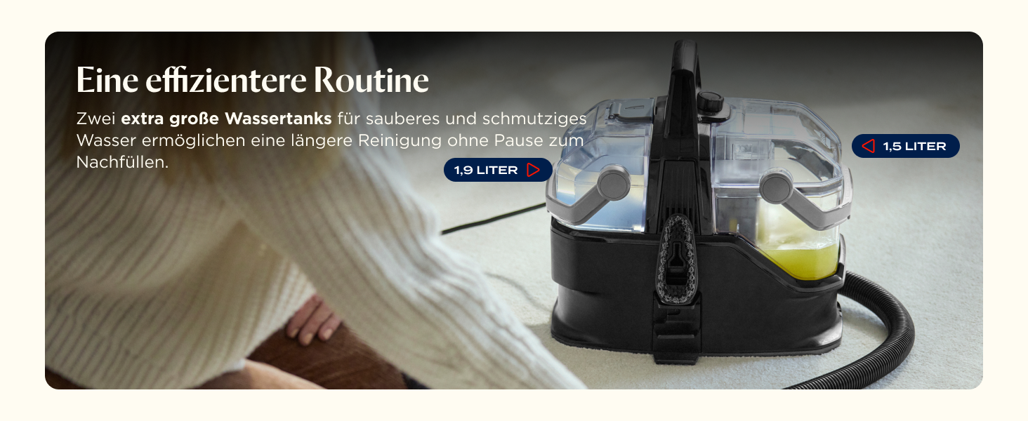 БІССЕЛ SpotClean HydroSteam: пароочисник для килимів та м'яких меблів, потужний 1000W, 3689N (новинка)