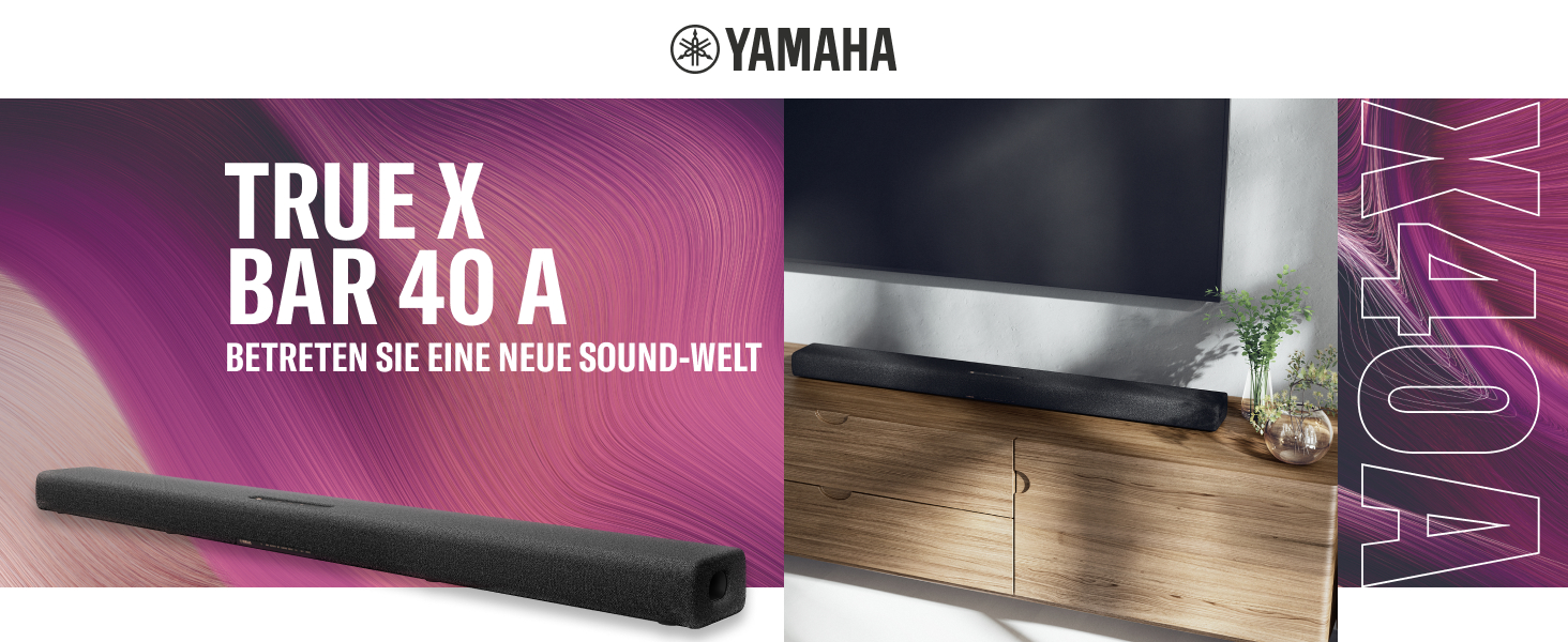 Yamaha TRUE X BAR – Бездротовий саундбар з Bluetooth (Carbon Grey) 1A
