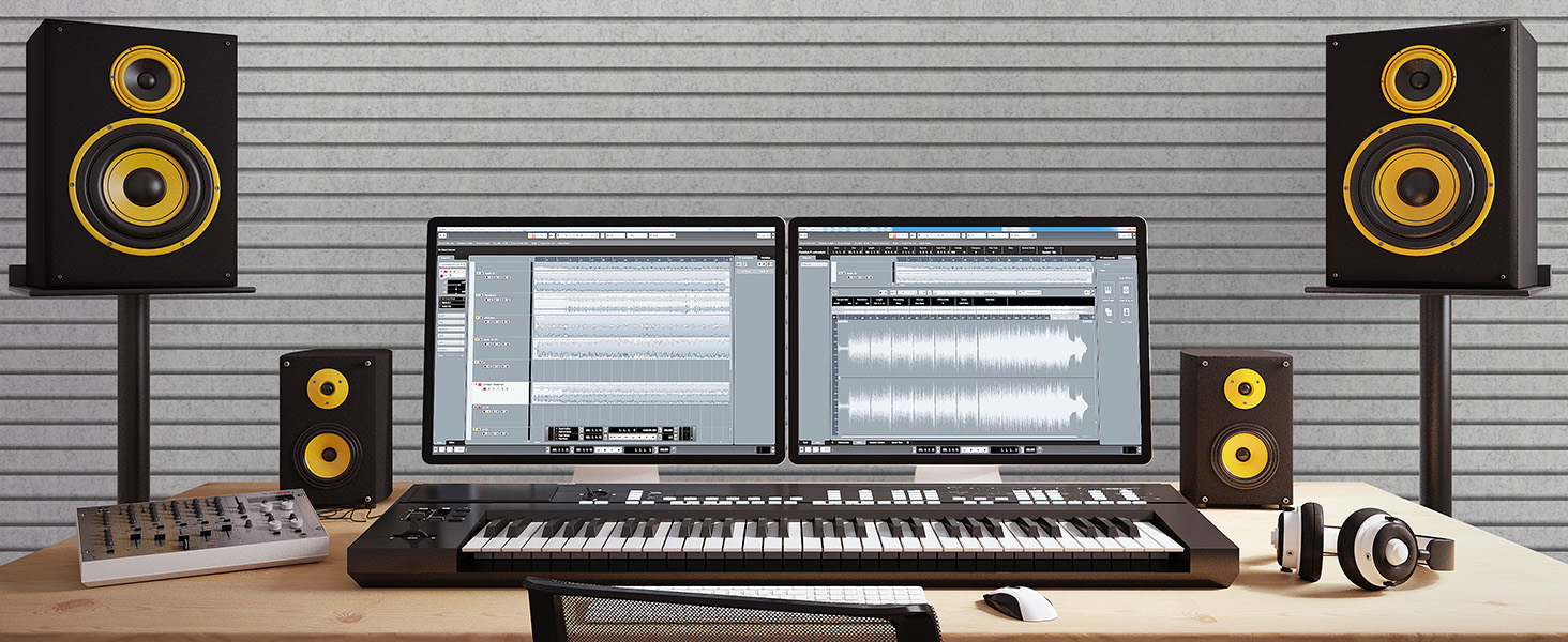 Акустичні панелі TONOR самоклеючі для звукоізоляції, шумопоглищаючі панелі для стін у студію, офіс та дім, 120x60x1.9 см, чорні (4 шт)