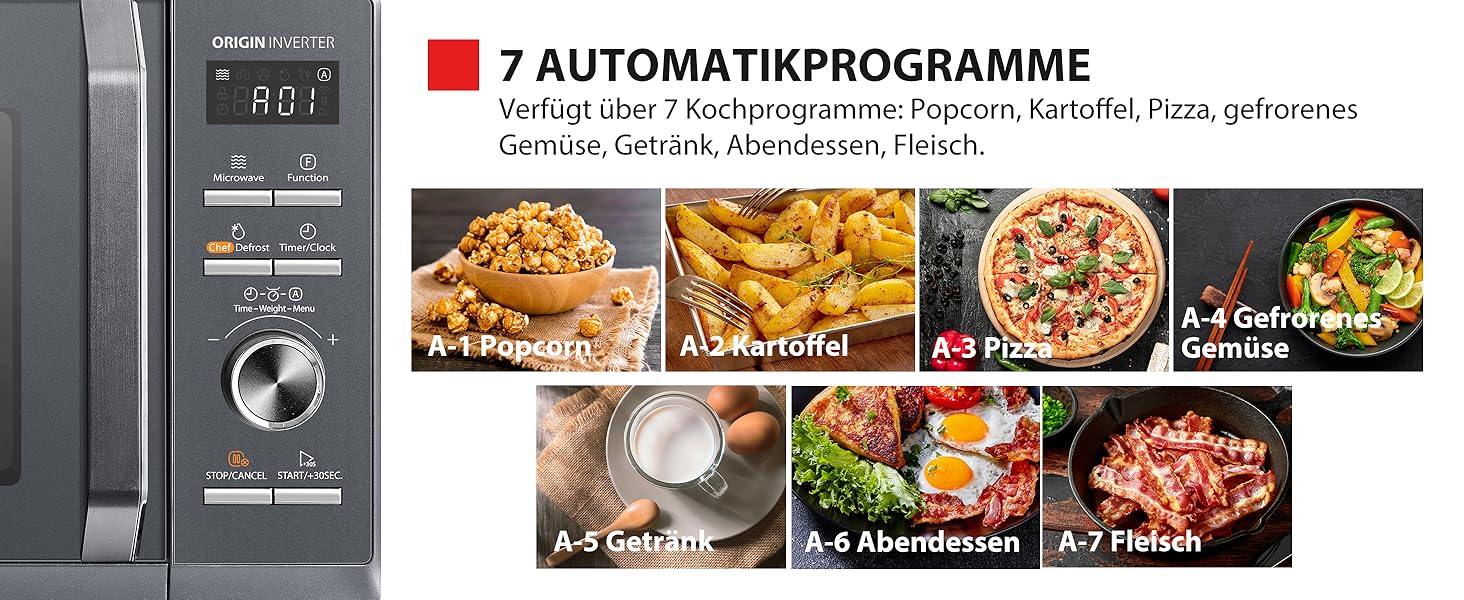 Мікрохвильова піч Toshiba MW3-AG25PFI(MG) з грилем та функцією духовки - 25L, 900W Inverter, 1100W Grill, вбудована, цифрова, 57dB, Chef-Abtauung, сірий колір Morandi, 25L, гриль, інвертор