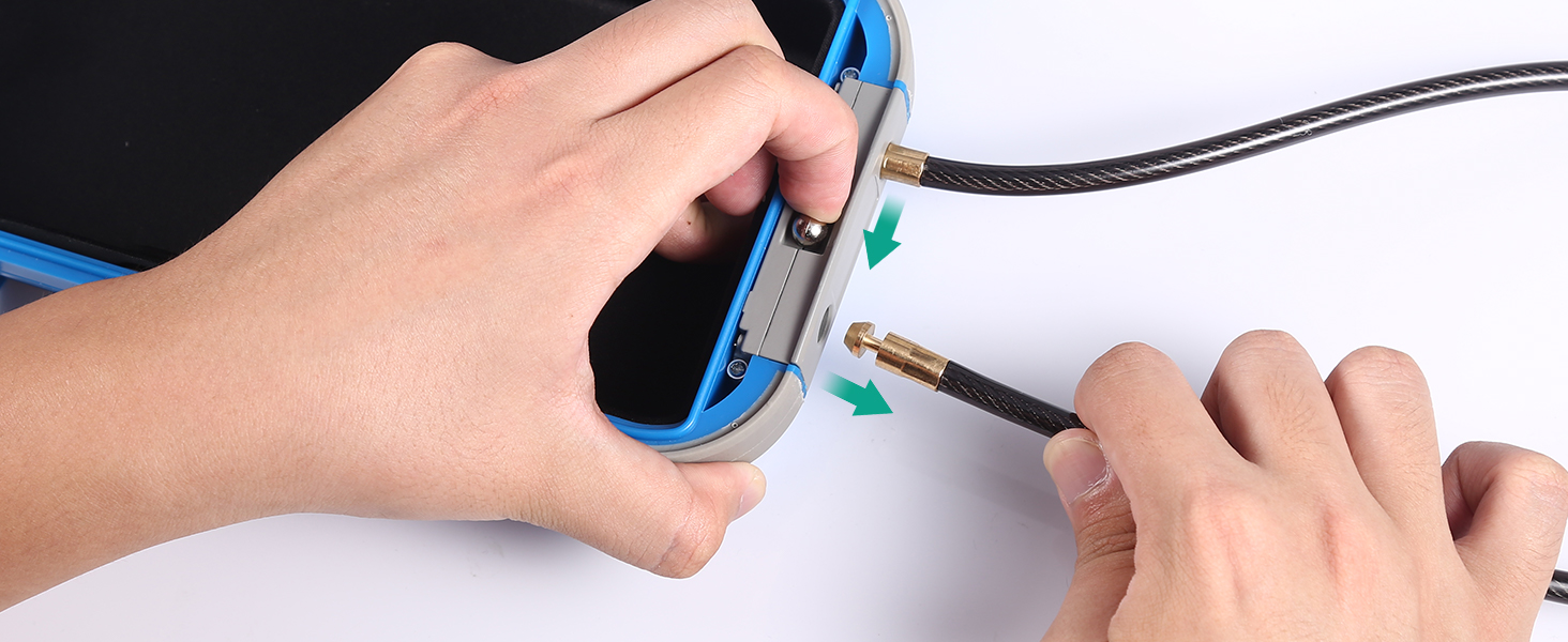 Сейф портативний з кодовим замком ORIA, водонепроникний, для відпочинку та офісу (Блакитний)