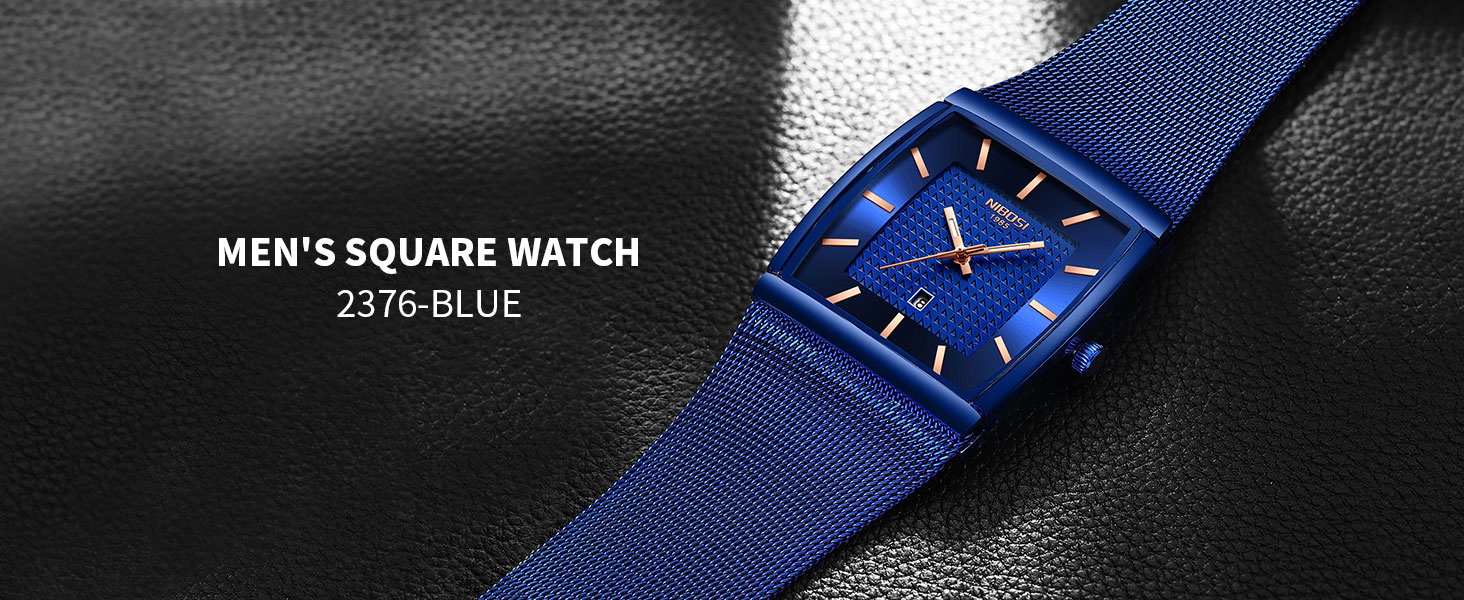 Годинник чоловічий NIBOSI - годинник для чоловіків, кварцовий, аналоговий, водонепроникний, з датою, коричневий, з міцним браслетом з нержавіючої сталі