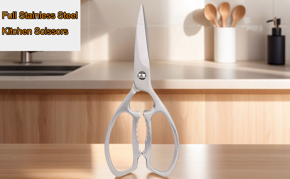 Кухонні ножиці з нержавіючої сталі, роздільні, гострі, потужні, багатофункціональні, для птиці та кісток