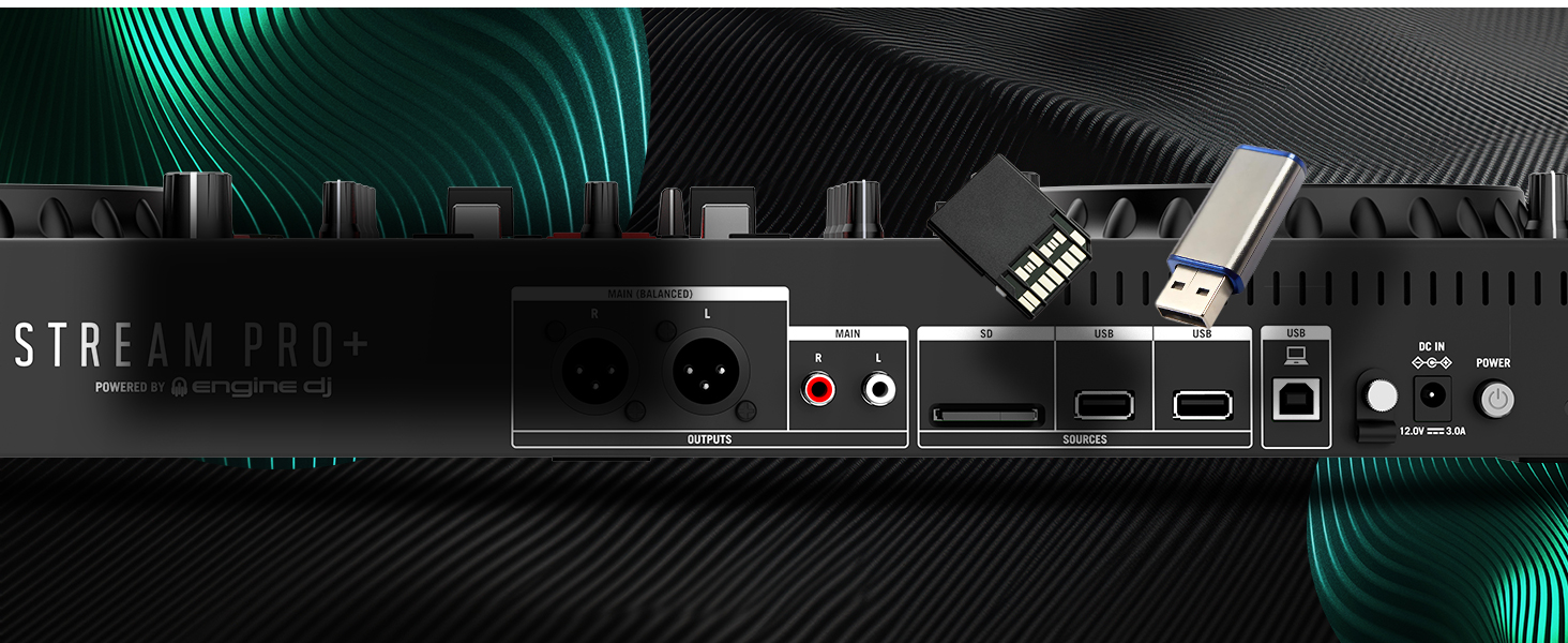 DJ-контролер Numark Mixstream Pro+ з розділенням STEM, 2 деки, Wi-Fi, 7