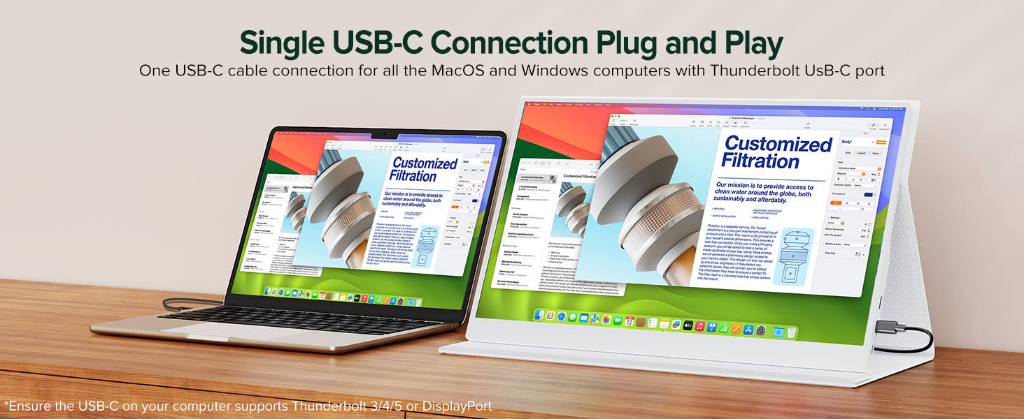 Монітор портативний UPERFECT 15.6