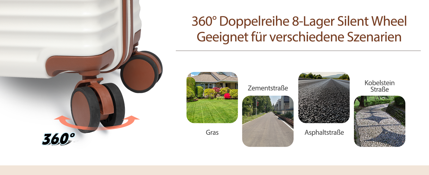 Жорсткий валіза ручної огляду з 4 колесами-спіннерами, TSA-замок, легкий, для подорожей