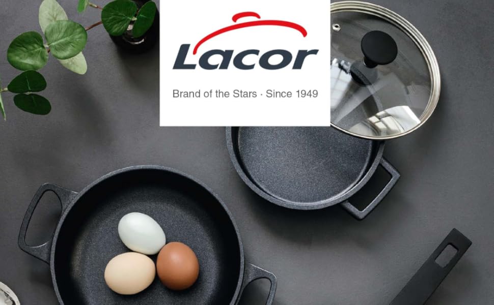 LACOR - Дозатор для зерна, сухофруктів, пасти та цукерок, подвійний контейнер, 2 літри, обертове, BPA-free, 27 x 16,5 x 35 см, сірий