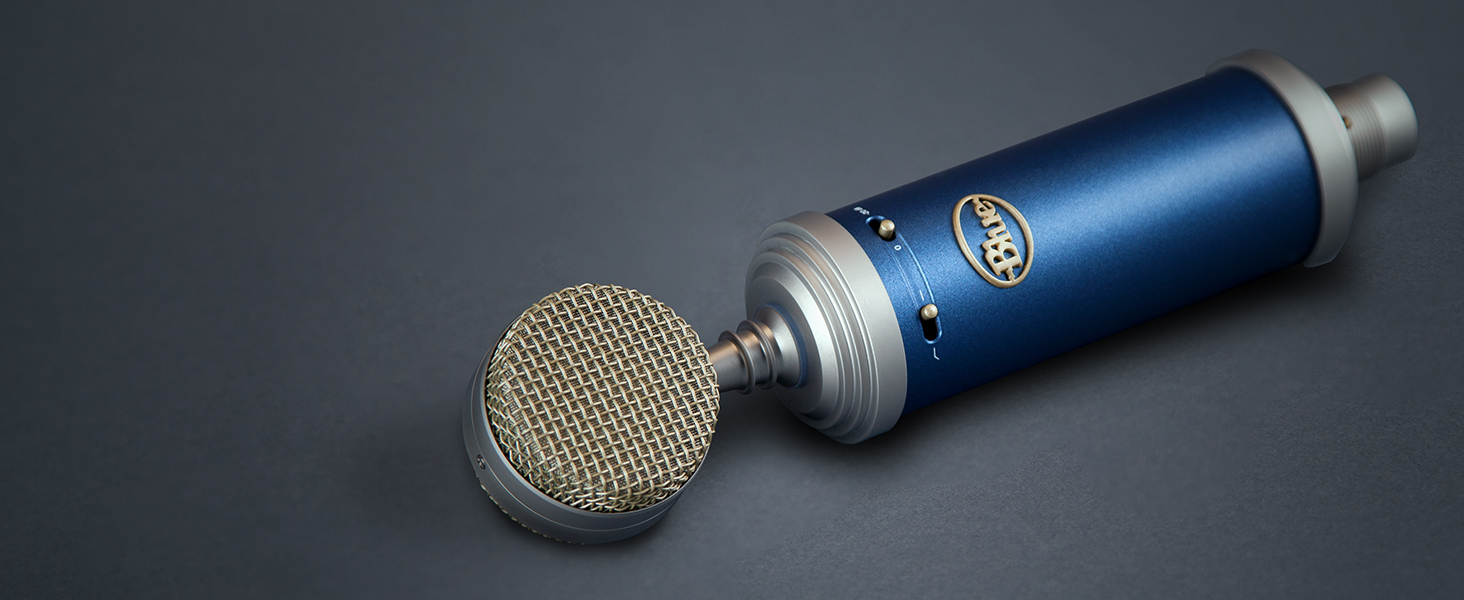 Bluebird SL: Конденсаторний мікрофон Blue XLR для запису та стрімінгу, сірий + стійка