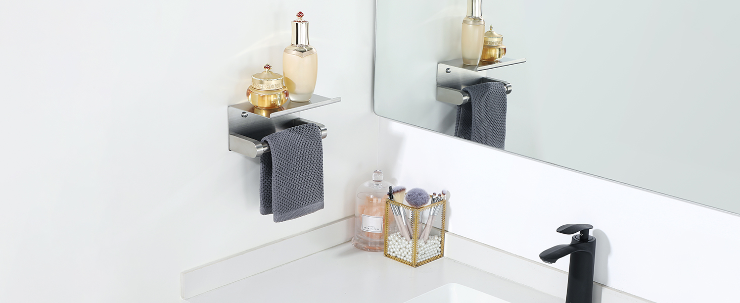 Тримач туалетного паперу Mooche з нержавіючої сталі, 17,5 см, полірований – надійний для ванної кімнати та дому