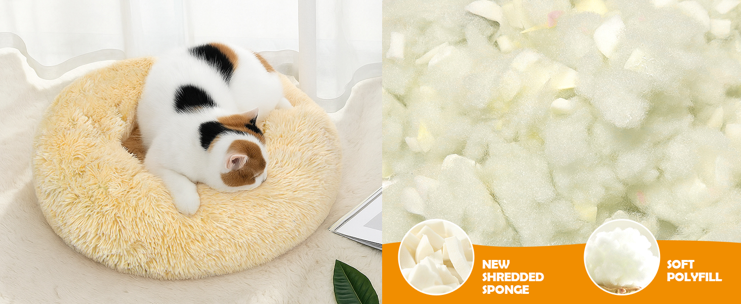 Кругле ліжко для собак та котів - м'яке, миється, не слизьке, 50 см, ідеально для маленьких тварин, рожеве (50x50x20 см)