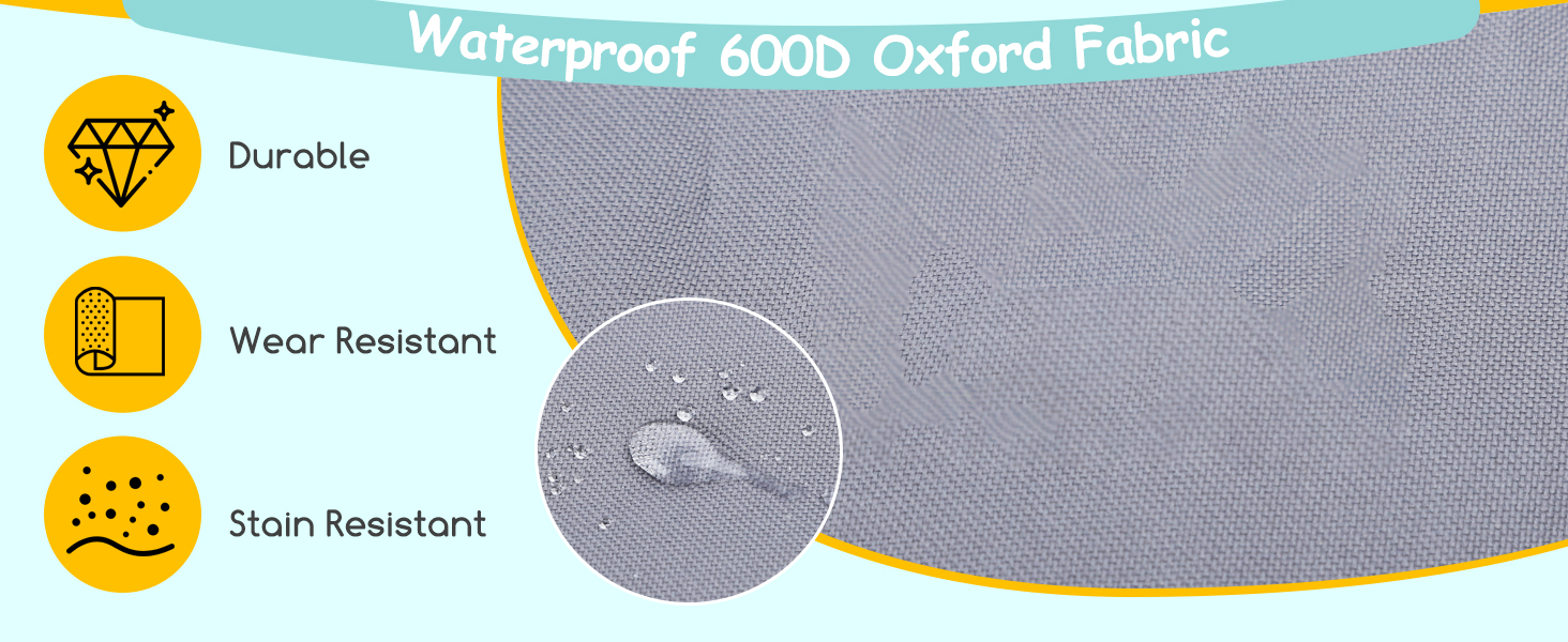 Чохли на сидіння для собак Nobleza: водонепроникні, зносостійкі, Oxford-тканина, універсальні для SUV, 140 x 110 см (сірий)