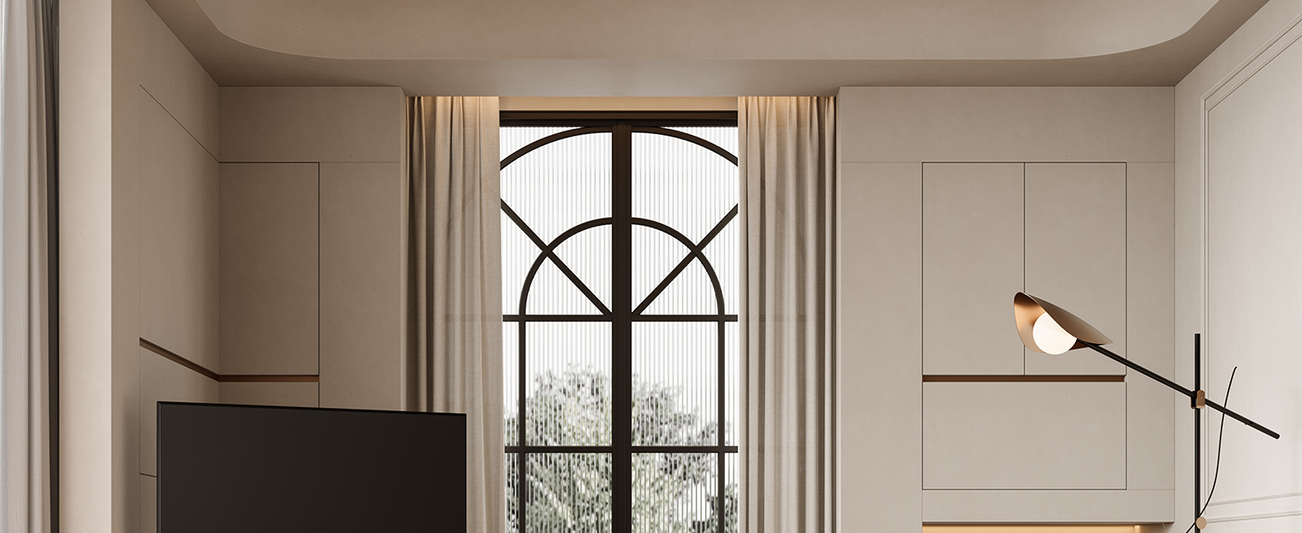 Підставка для телевізора FITUEYES 43-65 дюймів, настільна, регульована висота, чорна