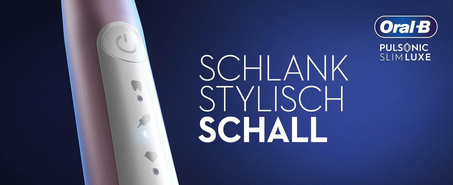 Звукова зубна щітка Oral-B Pulsonic Slim Luxe 4500 Rosegold: 3 режими чищення, 2 насадки, кейс для подорожей