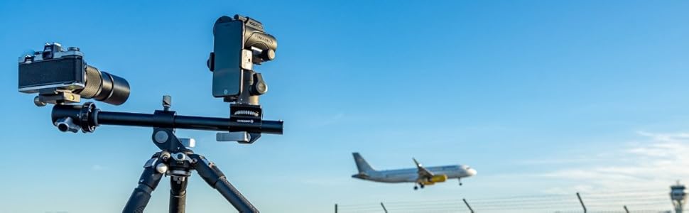 Карбоновий штатив Vanguard VEO 3+ 263CP з відкидною центральною колоною та 3-позиційною головкою для фото та відео