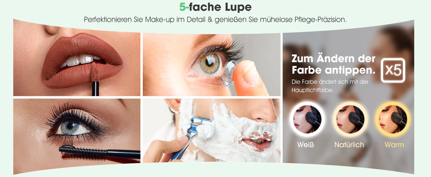 Дзеркало для ванної кімнати S'bagno з підсвічуванням 80x60 см, LED, Bluetooth, протитуманне покриття, 3 кольори, диммування, пам'ять налаштувань, загартоване скло, IP44, водонепроникність, горизонтальне/вертикальне встановлення