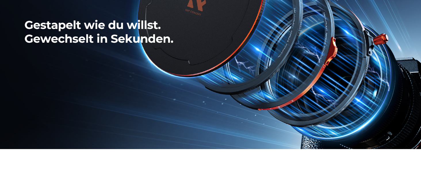 Набір фільтрів K&F Concept 67mm: поляризаційний (CPL), ND2-ND32, Black Mist 1/4 з магнітним адаптером та кришкою об'єктива, чохол