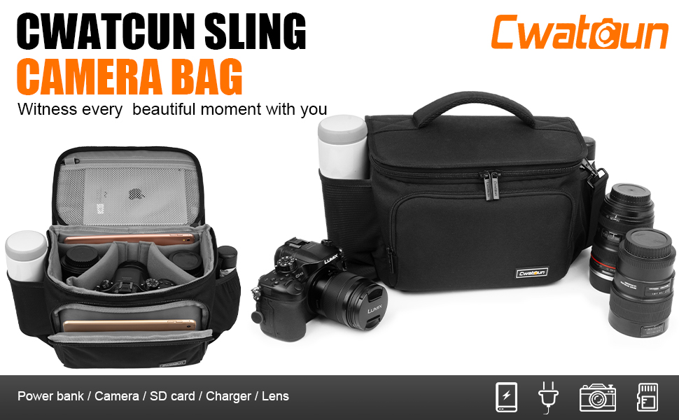 Захисний футляр для дзеркальної камери: Canon, Nikon, Sony, Fuji. Важливий аксесуар для фотографів. Чорний, L