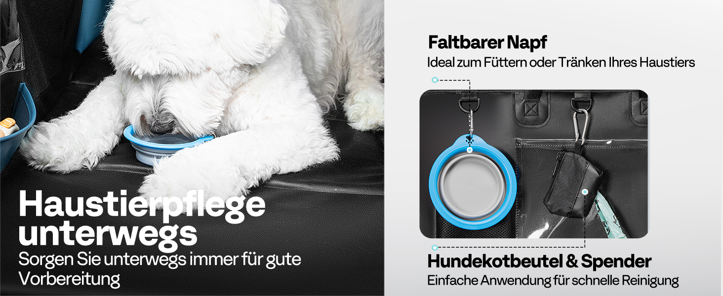 Захист для автосидіння для собак MellowMates: водовідштовхувальний, з жорсткою основою, боковими захистами та оглядовим вікном. Підходить для SUV та мінівенів.