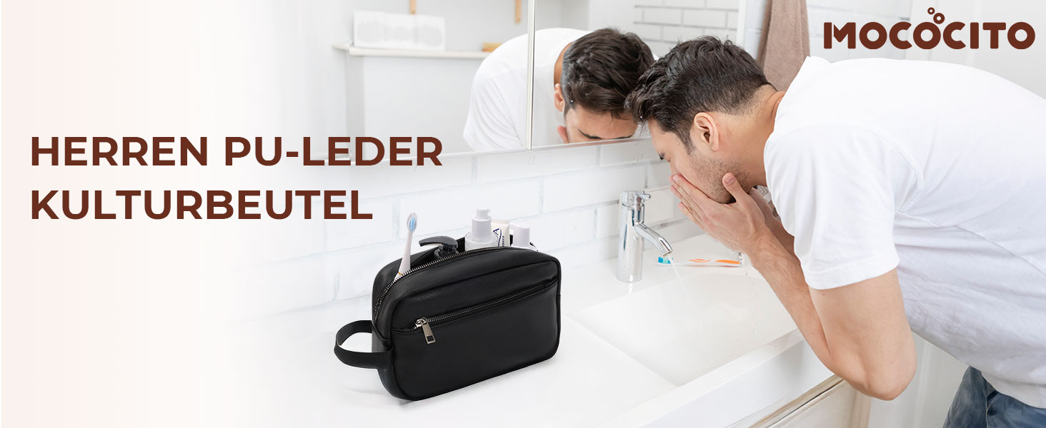 Чоловіча/Жіноча дорожня косметичка, валізка, сумка для туалетних аксесуарів 24x14x7 см (Чорний)