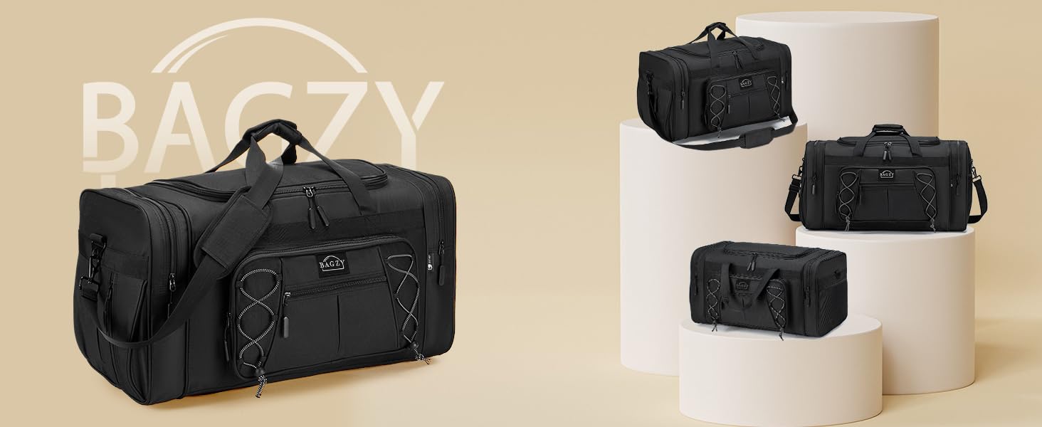 Велика спортивна дорожня сумка BAGZY 70 л для чоловіків і жінок, водонепроникна ручна поклажа, тревел-дафл для подорожей, спортзалу, кемпінгу, відпустки