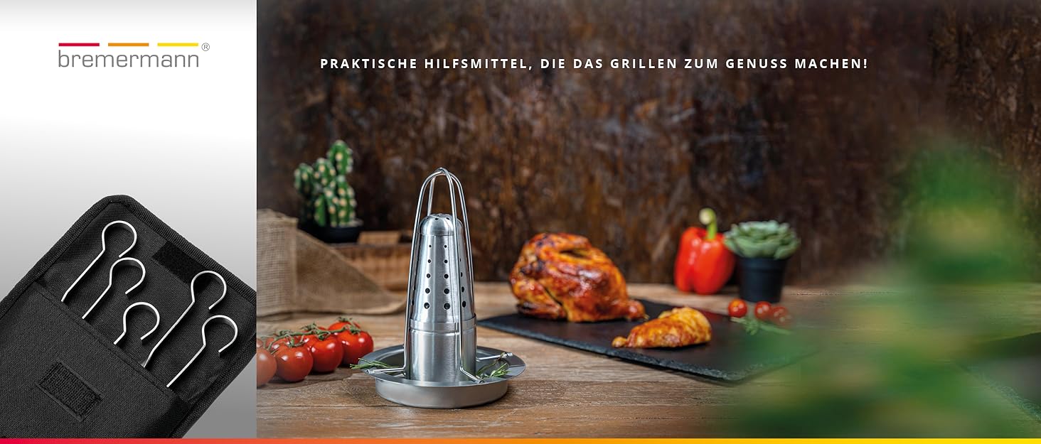 Набір лопаток Bremermann для смаження та гриля (4 шт.), нержавіюча сталь