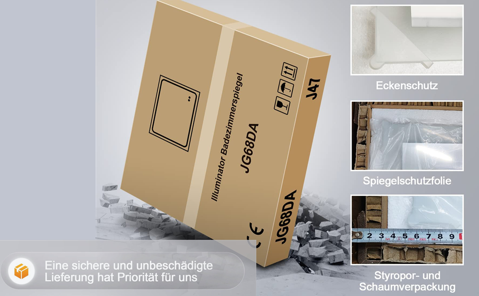 Дзеркало настінне прямокутне з заокругленими кутами, 40x60 см, чорне, нержавіюча сталь. Підходить для ванної кімнати та вітальні.