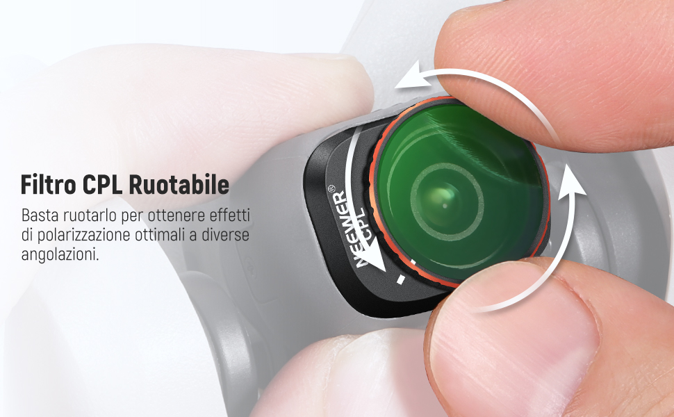 Набір фільтрів NEEWER ND&CPL для DJI Mini 4 Pro: 6 шт. (ND8, ND16, ND32, ND64, ND128, CPL)