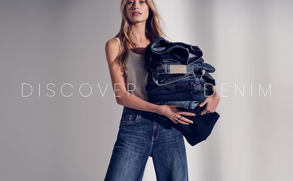 Джинси жіночі Street One Bootcut 3716435, темно-синій індиго, 34W/32L