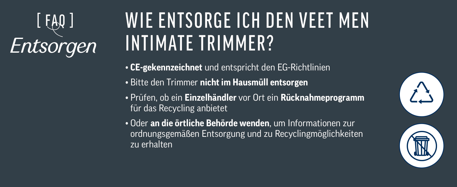 Тріммер Veet Men Intimate - для тіла та зони бікіні, водостійкий | Veet