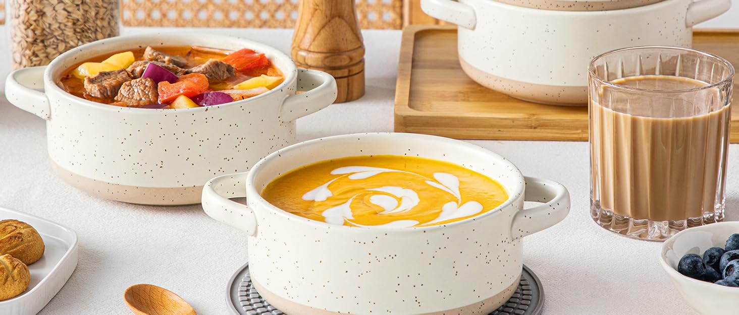 Набір посуду Vancasso SABINE 32 елементи, кераміка, на 8 осіб, тарілки для їжі, десерту, пасти та суп, сучасний сервіз з візерунком