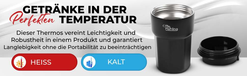 Термокружка 350 мл з кришкою, що не протікає, з нержавіючої сталі для гарячих та холодних напоїв (кава, чай)