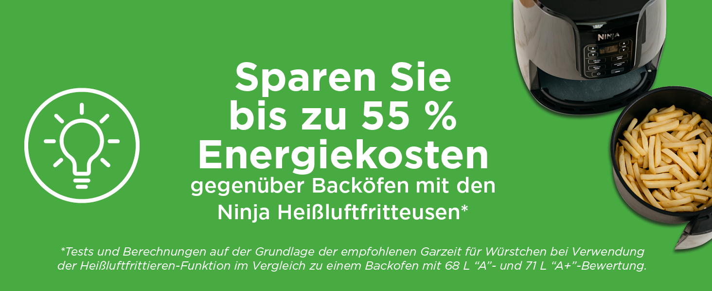 Фритюрниця повітряна Ninja 3.8L, 4-в-1, сіра та чорна, AF100EU