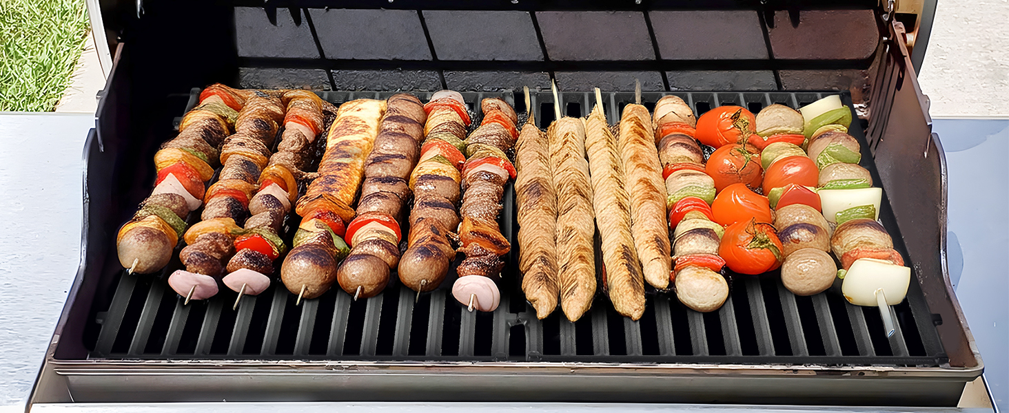 Решітка для гриля Weber Genesis 300 серії Onlyfire, емальований сталь, заміна 7524/7528, 49,5x32 см