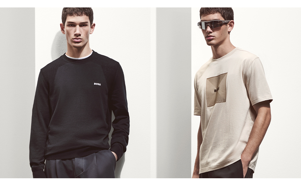 Чоловічий шкіряний ремінь BOSS Elloy-PC-An, італійського виробництва з логотипом, колір: Medium Brown