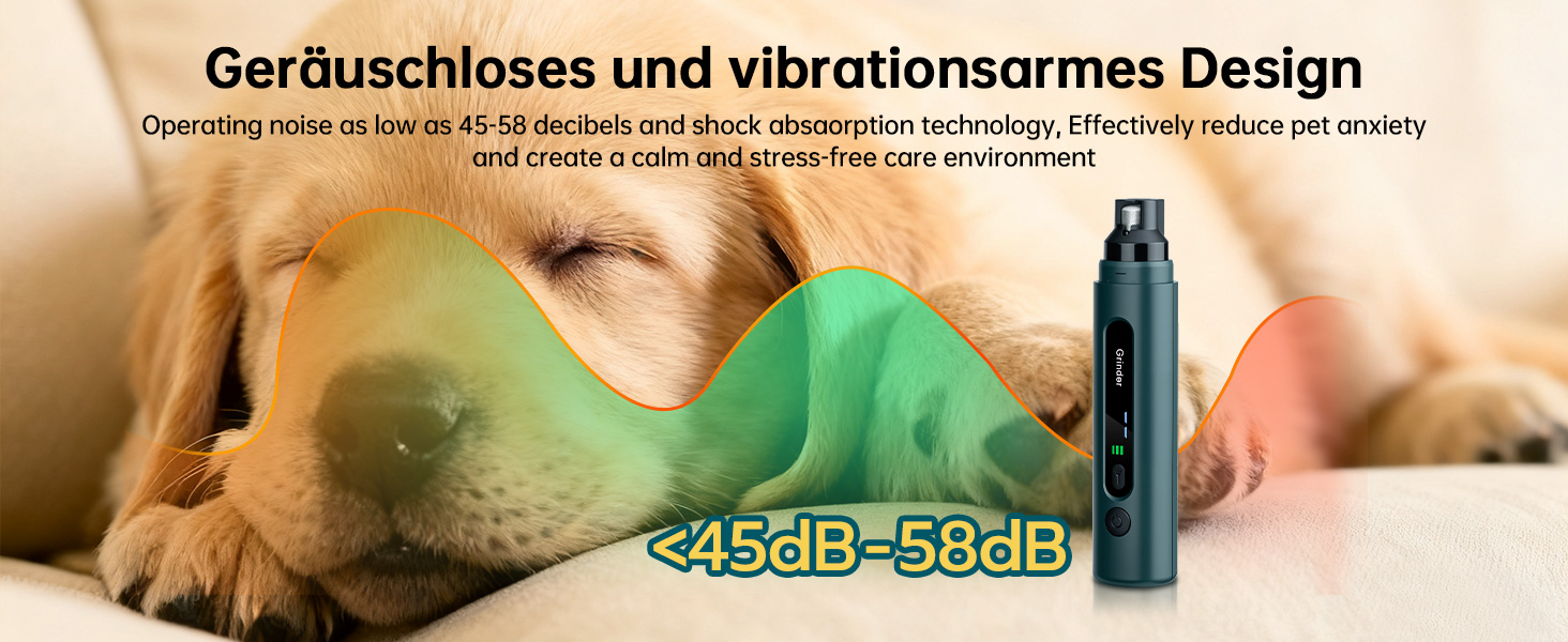 Електричний точилка для кігтів собак 5-ступінчатий з LED-підсвіткою, тихий, перезаряджуваний, потужний точилка для кігтів для домашніх тварин, для собак та котів малих та середніх порід