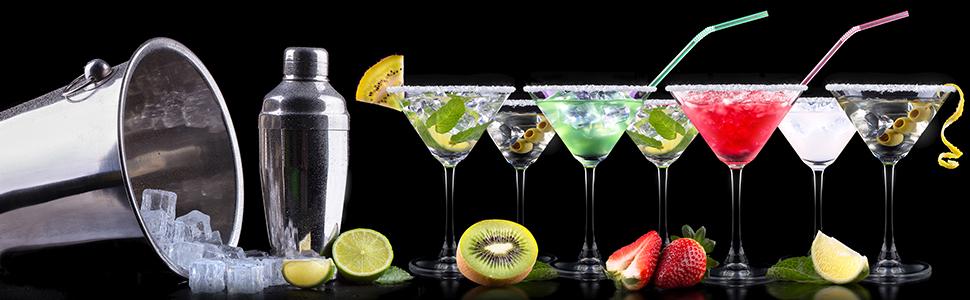 Набір для коктейлів Relaxdays 16 предметів: барний набір зі стійкою, шейкер, джигер, барна ложка, щипці, нержавіюча сталь та бамбук, сріблястий/натуральний