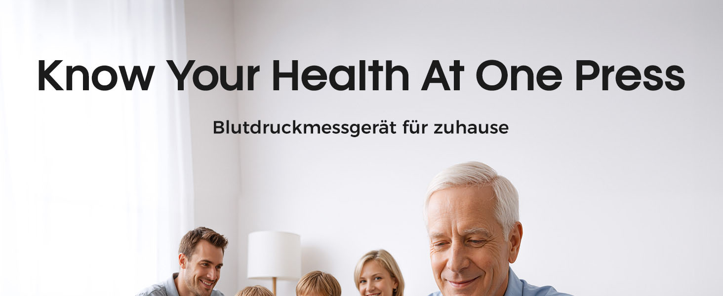 Тонометр на плече Oberarm з голосовим оповіщенням, LED-дисплеєм, для обхвату плеча 22-42 см, пам'ять на 3 користувача, зарядка Type-C, чорний