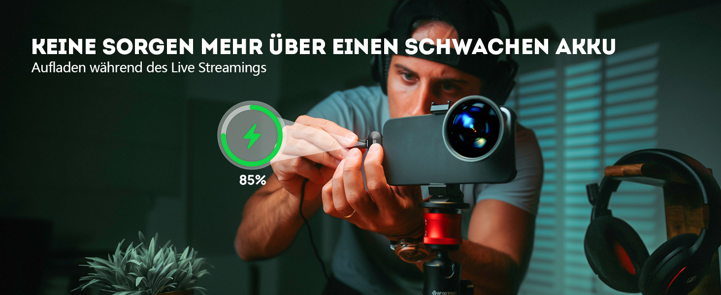 Бездротовий петличний мікрофон SYNCO P2ST для iPhone 15/16/17 та Android, USB-C з зарядним кейсом, Plug and Play, Hi-Fi якість, 2 мікрофони