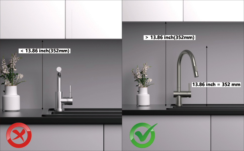 Кухонний змішувач SEMANEY з висувною лійкою та двома режимами, поворотний на 360°, з одним важелем, з матовою обробкою