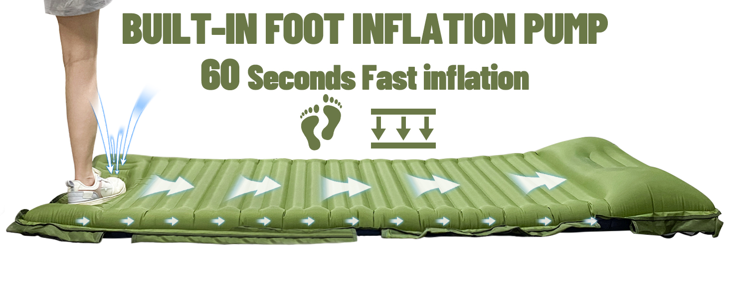 Розкладне ліжко-спальник туристичне, ультралегке, 160кг, блакитне. З алюмінієвою конструкцією та антирипстоп тканиною для кемпінгу, відпочинку на природі, вдома та на пляжі