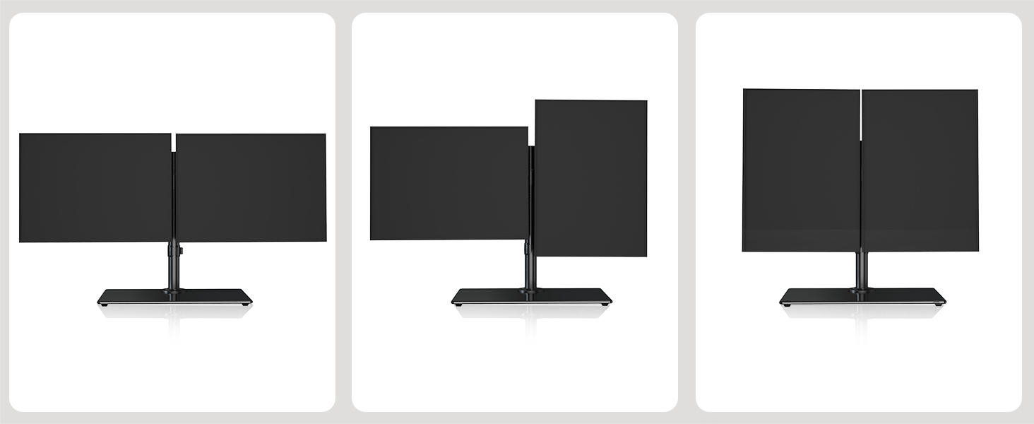 Кріплення для моніторів ErGear 2 шт. для екранів 13-32 дюйми, гнучкий кронштейн з VESA 75/100mm, 8 кг навантаження, для геймінгу