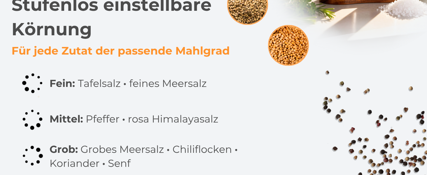 Набір з 2 мельниць для солі та перцю Ecence Holz з акації з керамічним механізмом, пензлик та підставки в комплекті