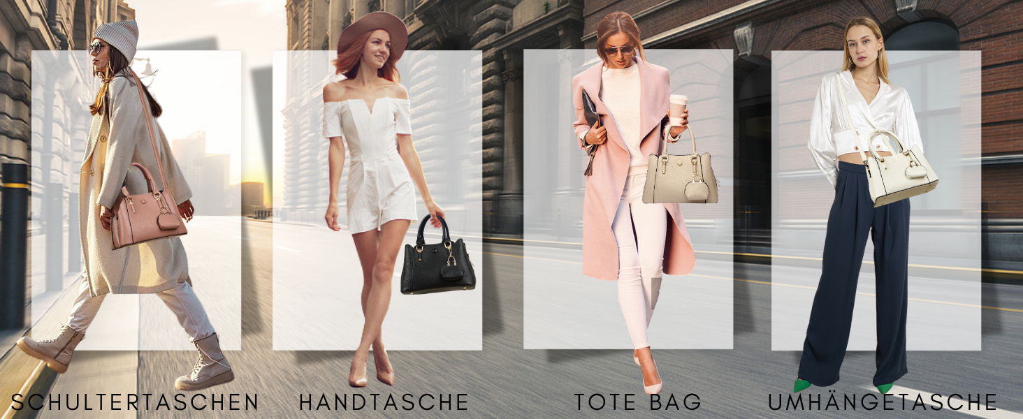 Сумка жіноча Myhozee середнього розміру зі штучної шкіри, чорна: сумка-шопер, кросбоді, сумка на плече