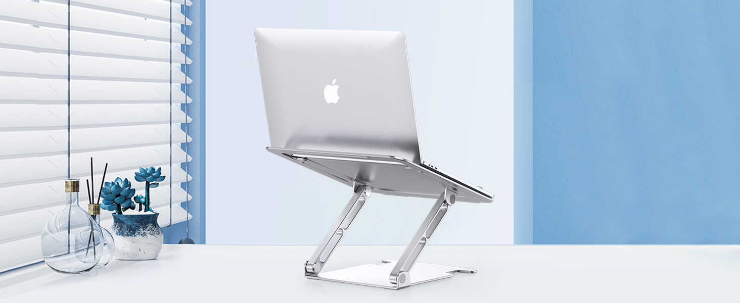 Підставка для ноутбука Glangeh з алюмінію, ергономічна, регульована по висоті, з відведенням тепла, сумісна з MacBook Pro Air, Dell, HP, 10-16