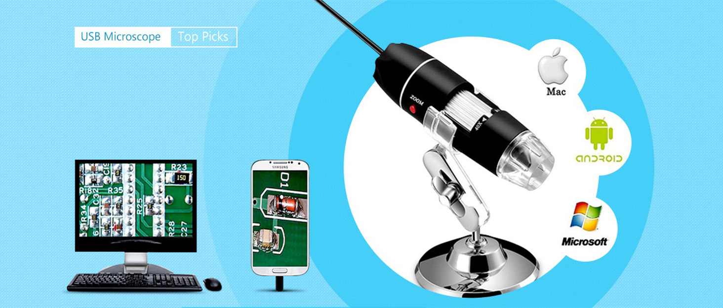 Цифровий мікроскоп Jiusion USB для iPhone, iPad, Android, телефону, планшета: 50-1000x, для монет, ювелірів, студентів, дітей, з металевим кріпленням, 1920x1440P, не для ПК (срібний)