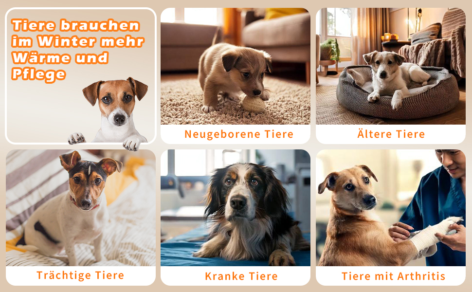 Підігрівальний килимок для тварин 45x70 см – ковдра для собак та котів, 30–60°C, таймер 14 год, захист від перегріву, міцний кабель 1,8 м, 2 знімні чохли, регулювання температури