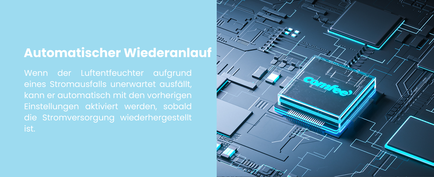 Зволожувач повітря COMFEE' MDDF-20DEN7: 20л/день, 40м², 3 режими, таймер, 3л бак