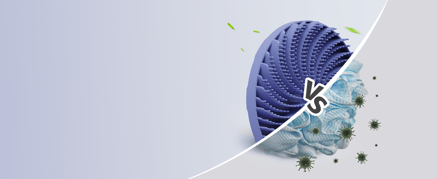 Силіконова мочалка для тіла Beautail, м'який скраб для чутливої шкіри, душова щітка, 1 шт. зірка