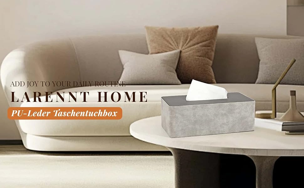 Скляниця для серветок з дерева та металу, 24x12x9 см, сіра, для дому, ванної кімнати, офісу