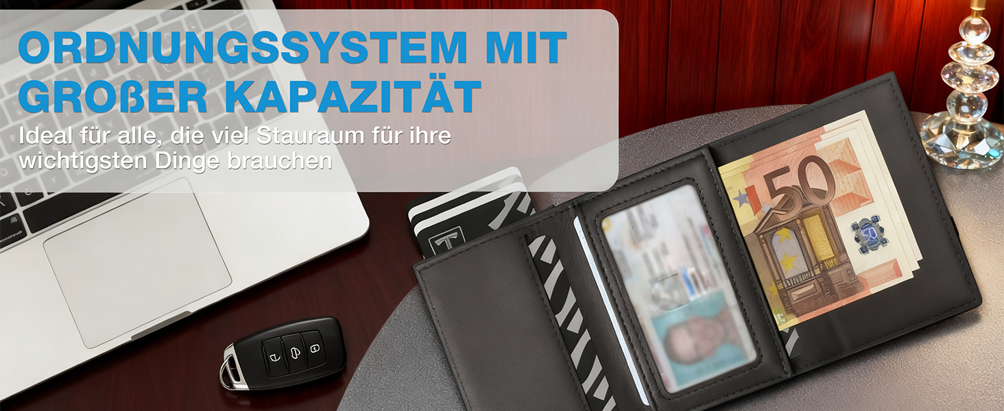 TENBST Smart Wallet 3.0: Шкіряний гаманець для чоловіків з магнітною застібкою | RFID-захист | Slim-модель | Гаманець-картхолдер